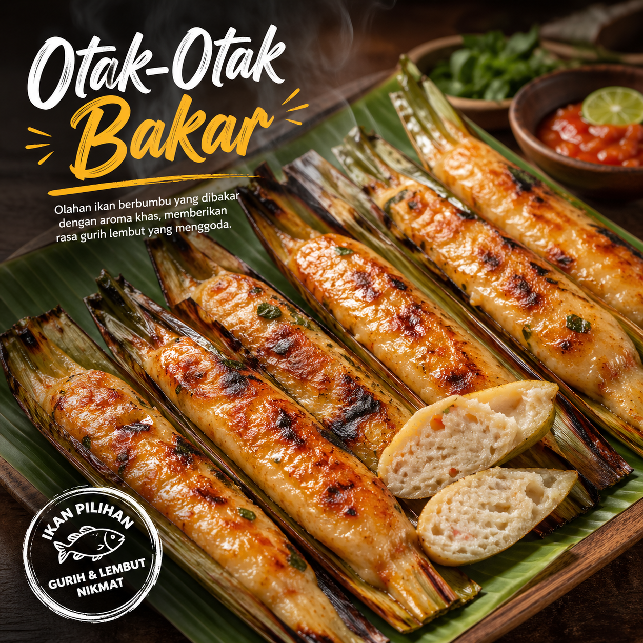 Otak-Otak Bakar Kedai Tiga Nyonya